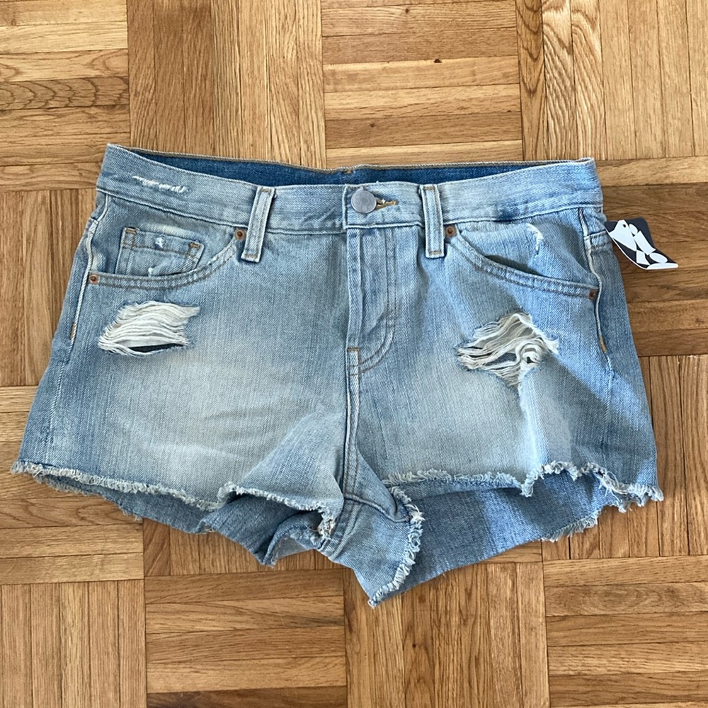 BDG Denim Mid Rise Slayer Shorts